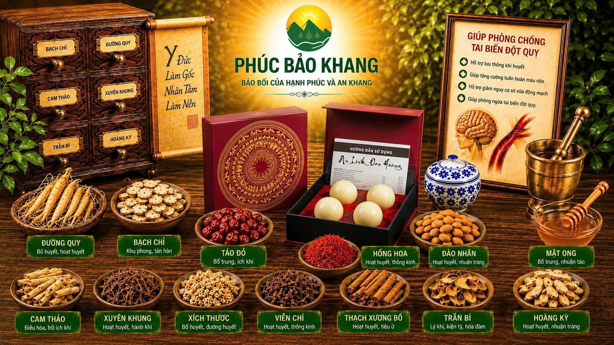 An Linh Đan Hoàng ( Hộp 4 viên )